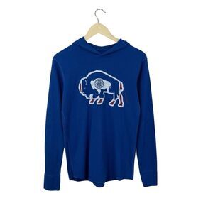 Surf Wyoming Small Hoodie Pullover Long Sleeve State Seal Womens OR Mens READ